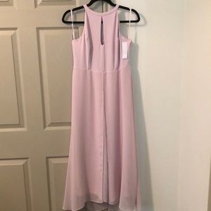 NEW WITH TAG Blush, Chiffon High Neck Jumpsuit